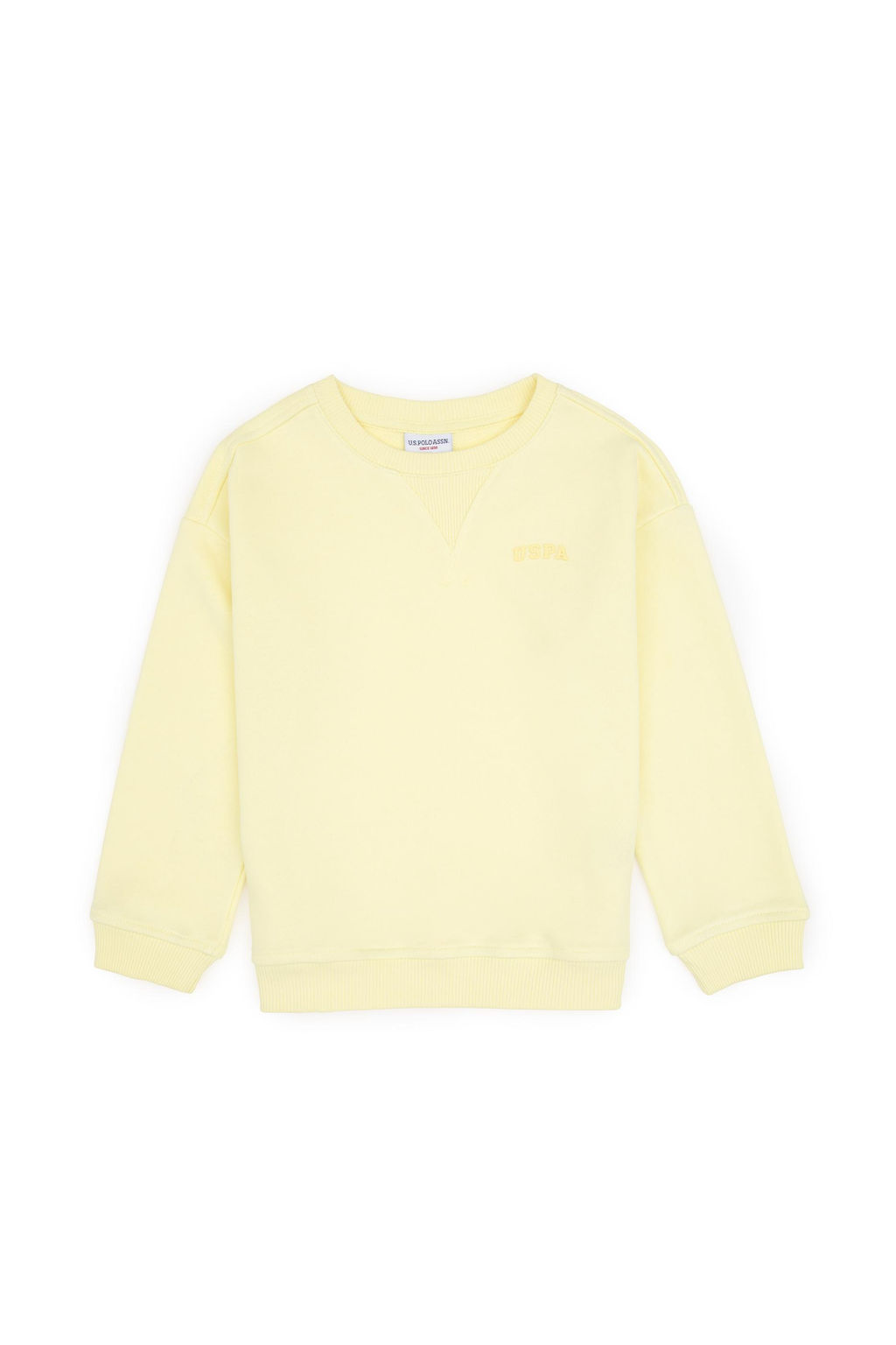Erkek _ocuk Sar_ Bisiklet Yaka Basic Sweatshirt - U.s. polo assn фото 2