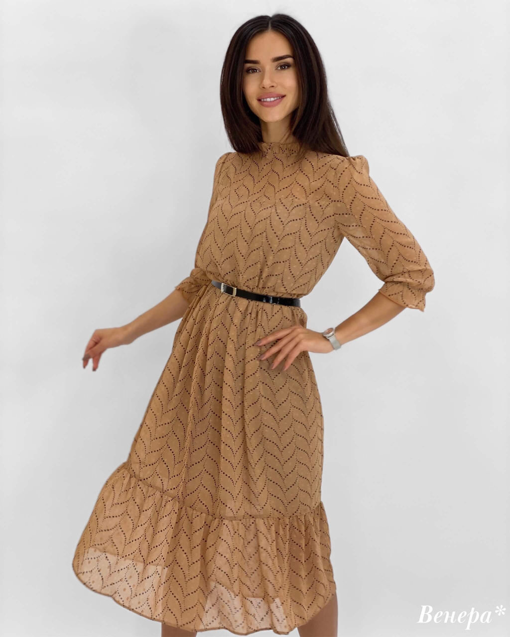 Платье Венера (коричневый)* - Nadi bordo фото 2