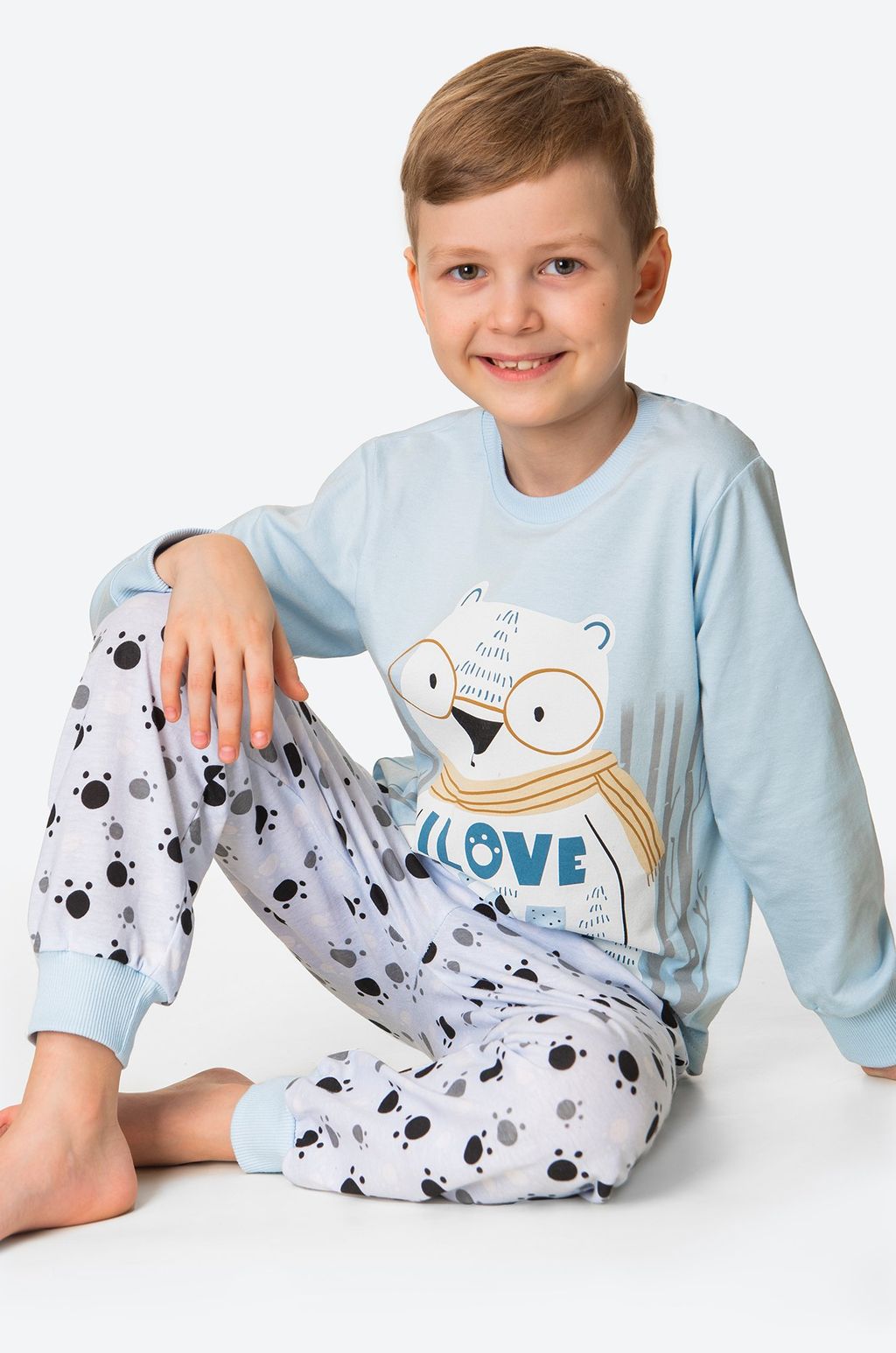 Детская хлопковая пижама Happyfox