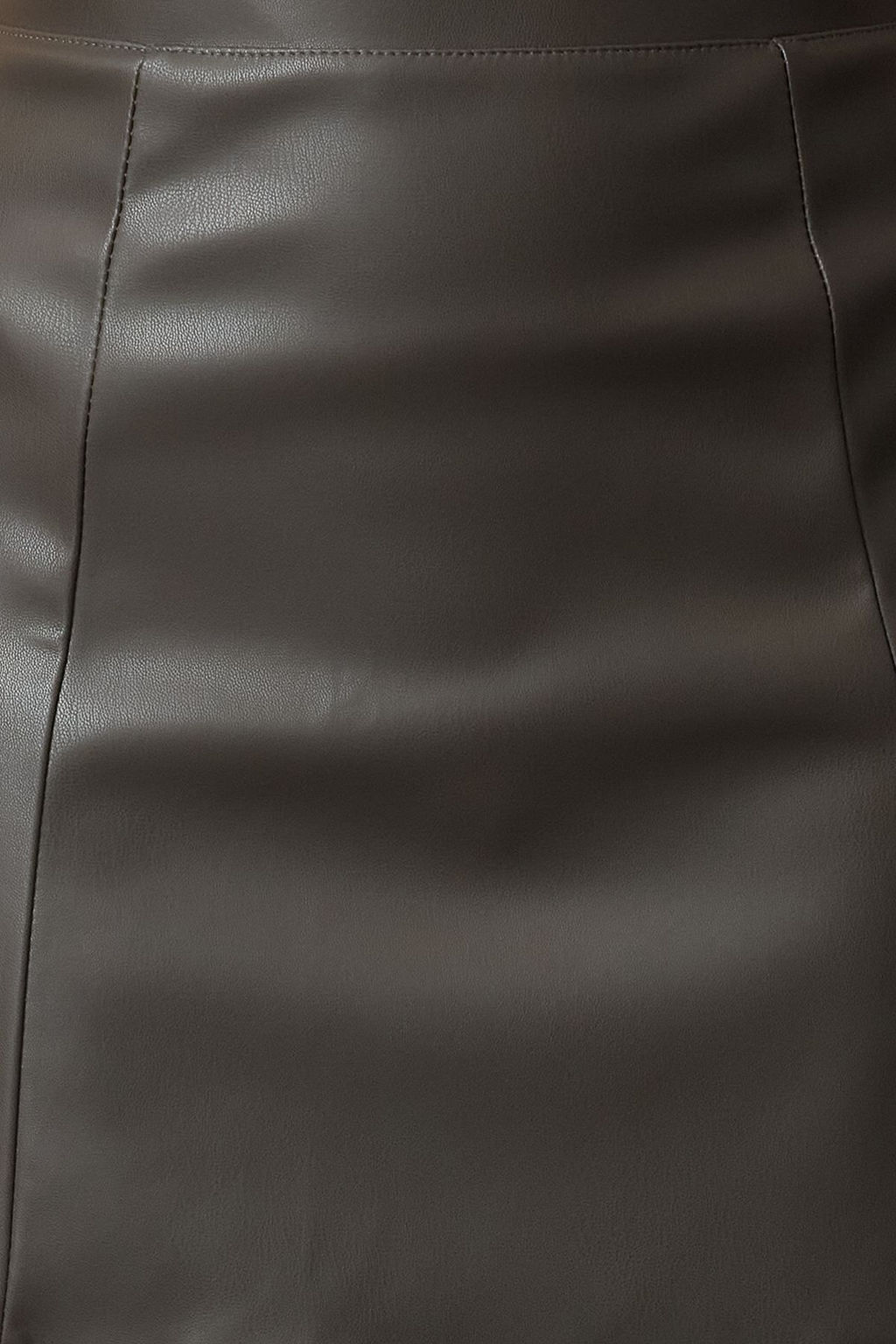 TRENDYOLMILLA Siyah Suni Deri Yuksek Bel Mini Etek TWOAW24ET00154 фото 19