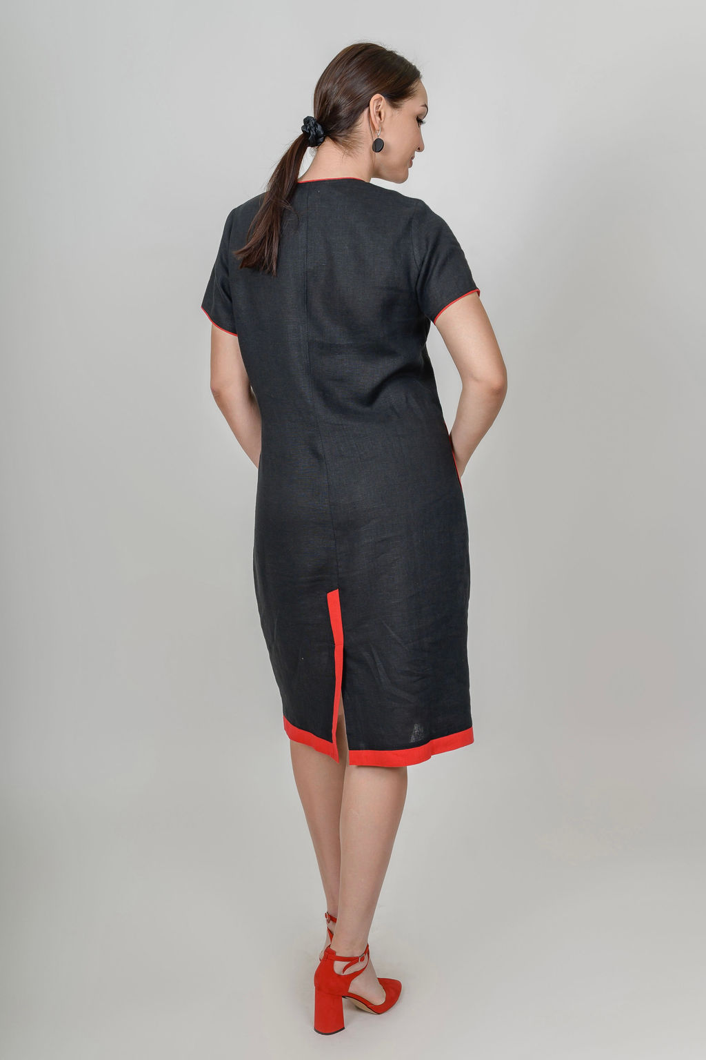 Платье 100% лен