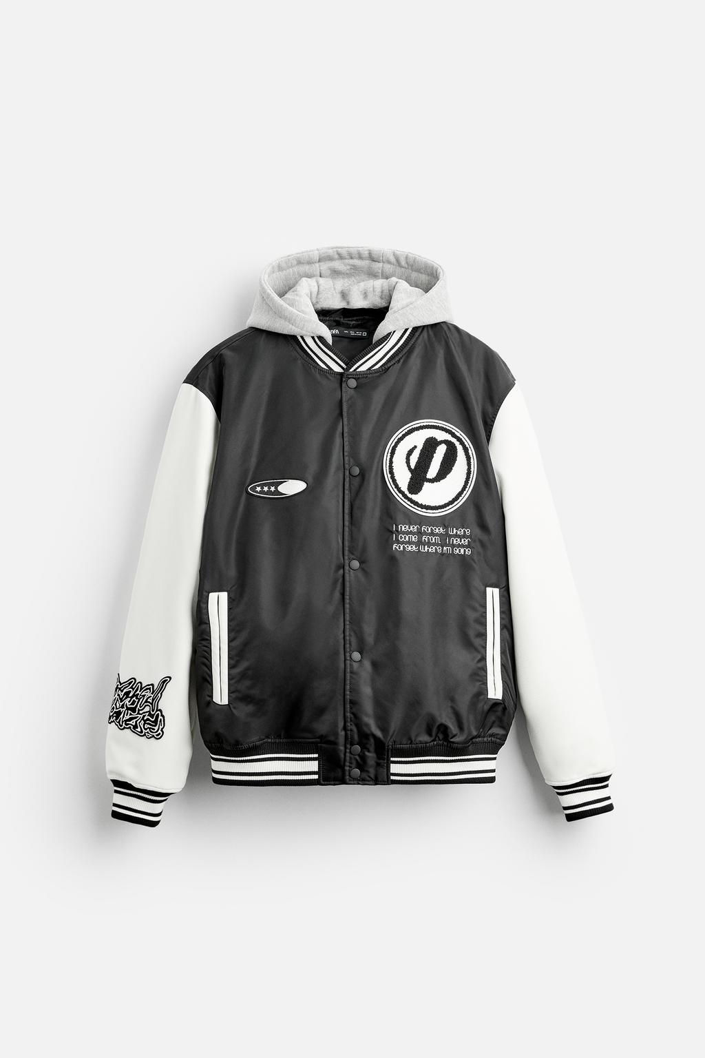 HOODED JACKET WITH PATCHES - Zara фото 7