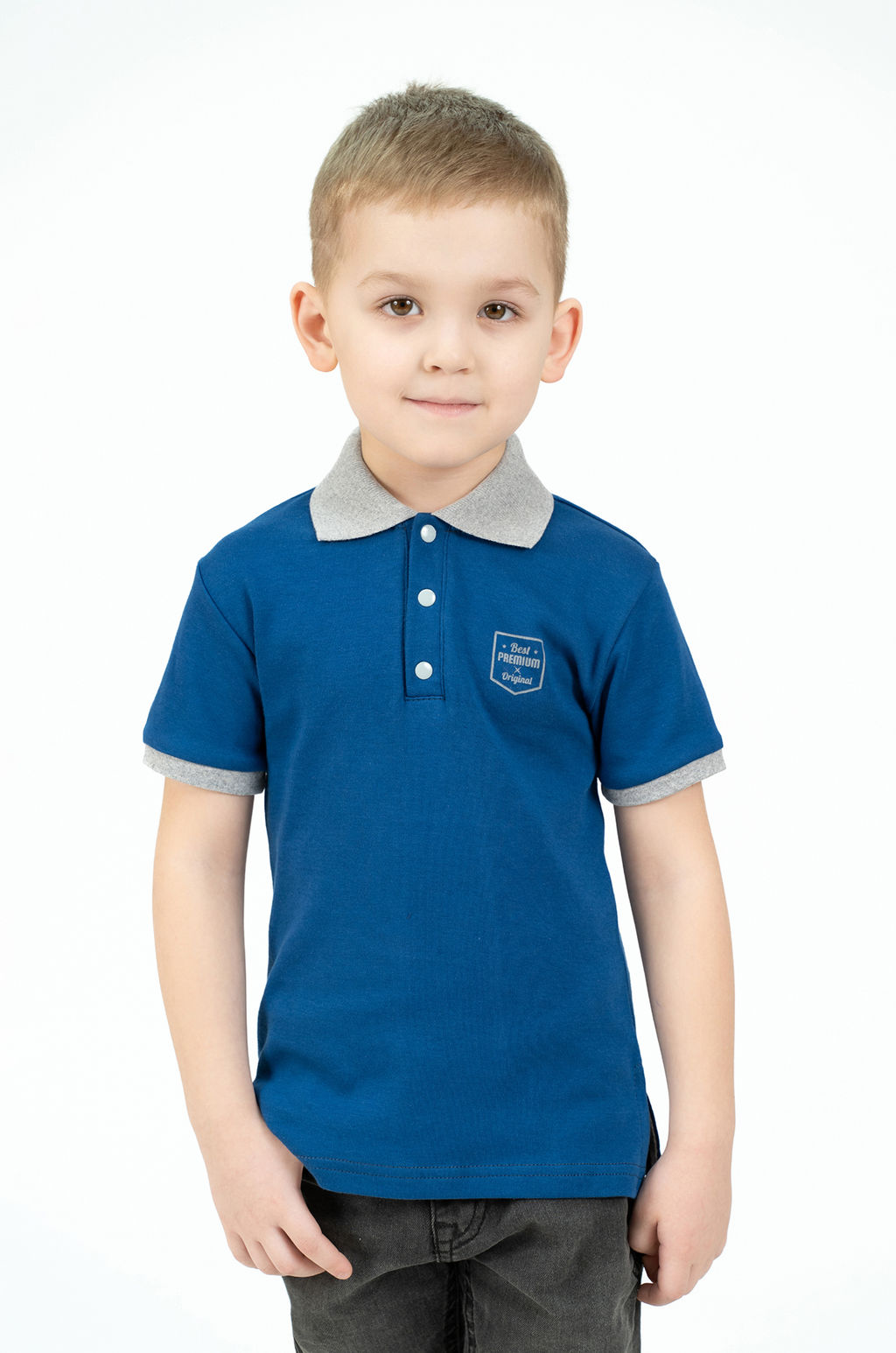 Детская футболка поло индиго оригинал