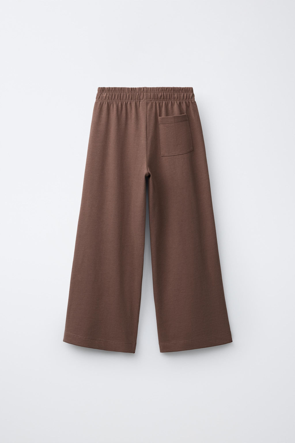 PANTAL?N WIDE LEG HEAVY WEIGHT / Marr?n
