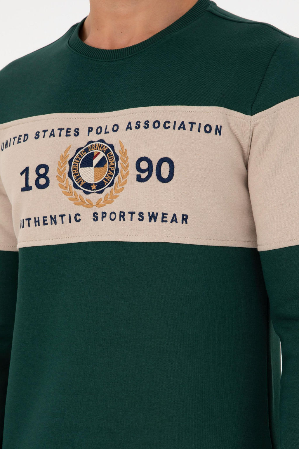 Мужской темно-зеленый свитшот Неожиданная скидка в корзине - U.s. polo assn фото 7