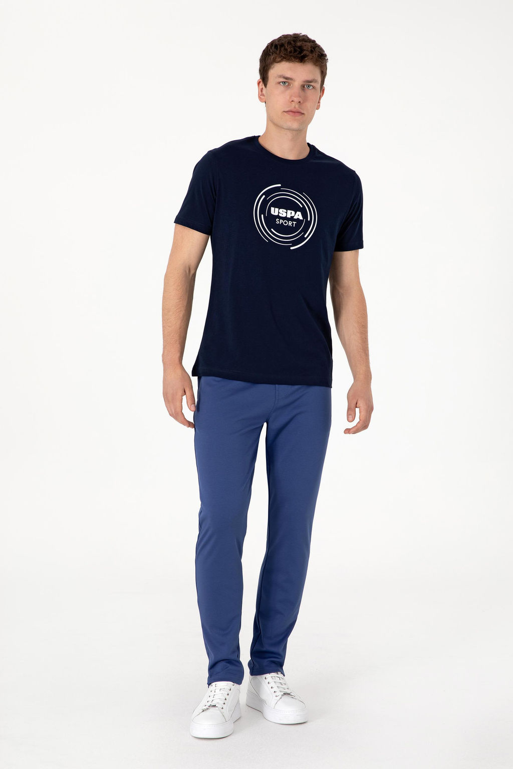 Erkek Regular Fit Bisiklet Yaka Lacivert Ti__rt Sepette S_rpriz _ndirim - U.s. polo assn фото 4