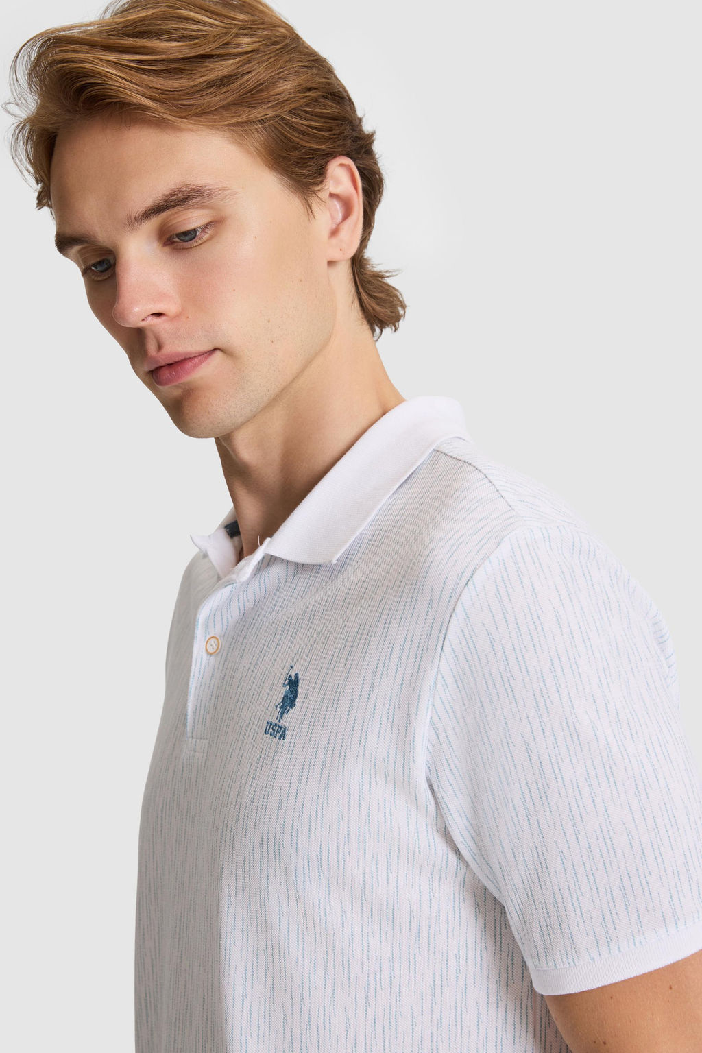 Erkek Mavi Regular Fit Polo Yaka Ti__rt