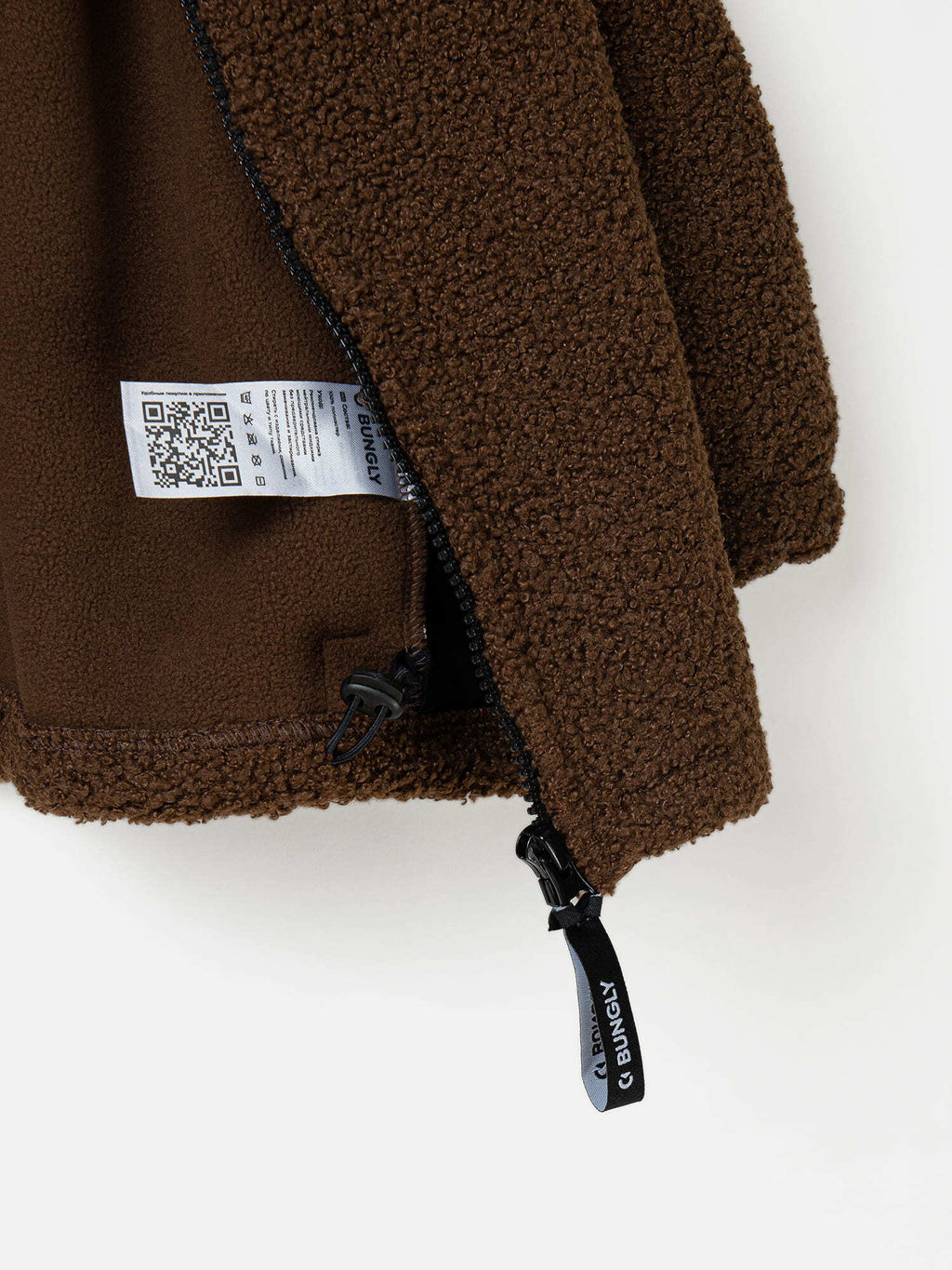 Толстовка букле Шоколад утепленная - Bungly фото 7