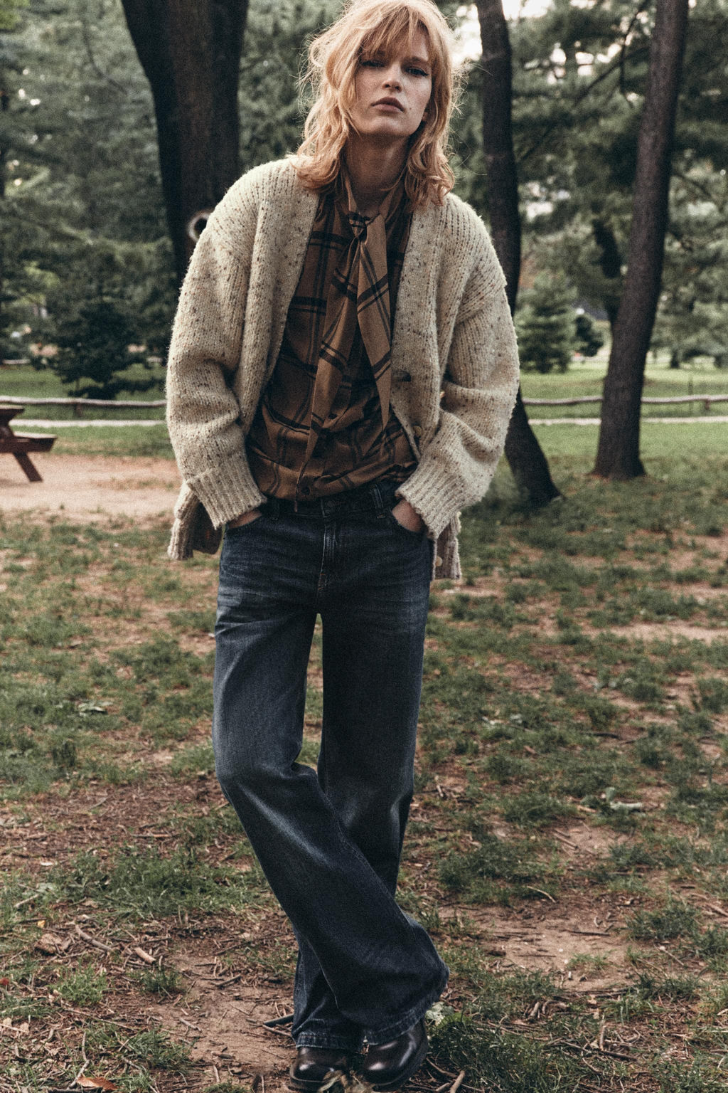 PINCHITA OVERSIZED KNIT CARDIGAN - Zara фото 3