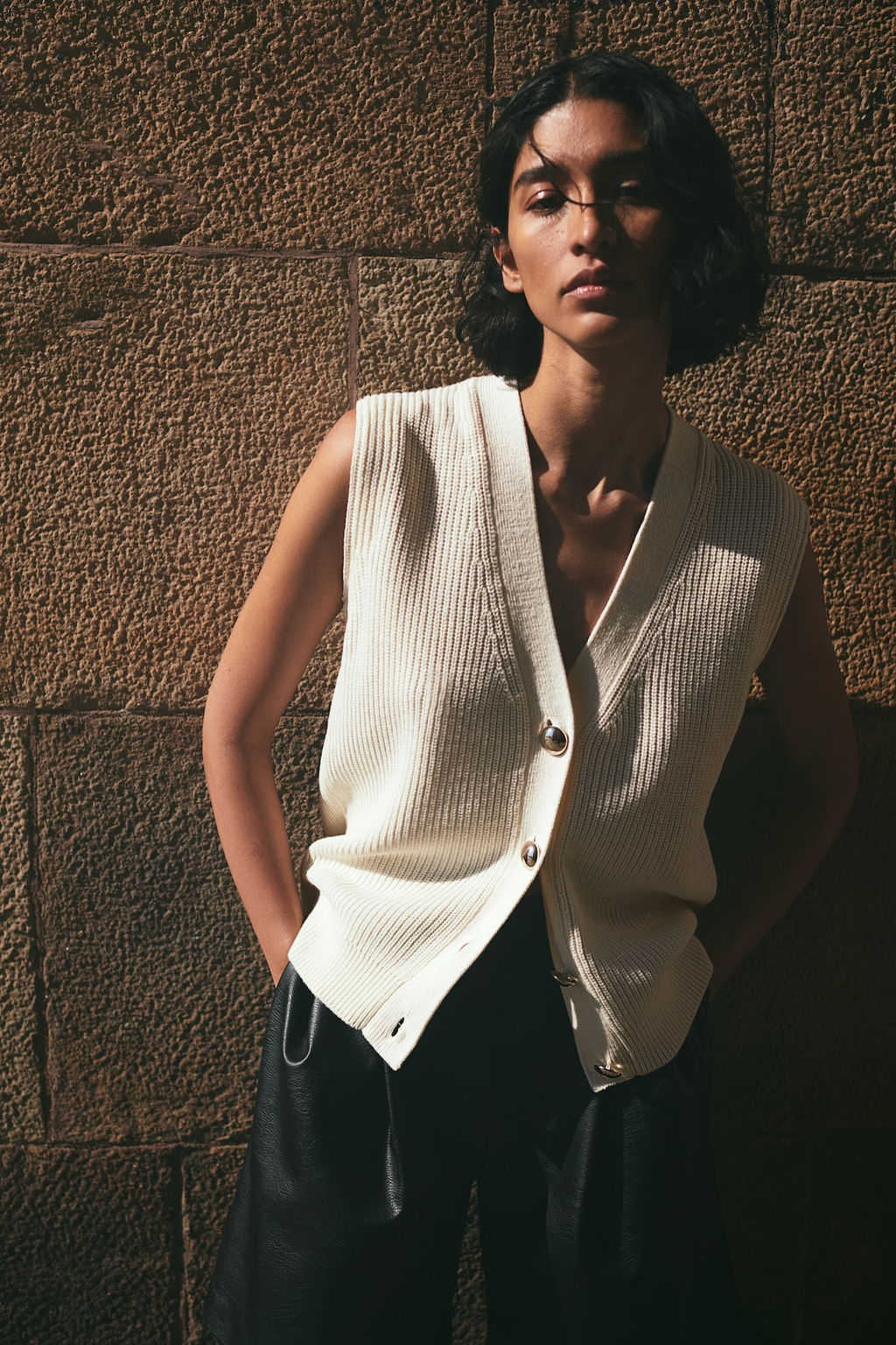 Sueter sin mangas en punto de canale - H&m фото 2