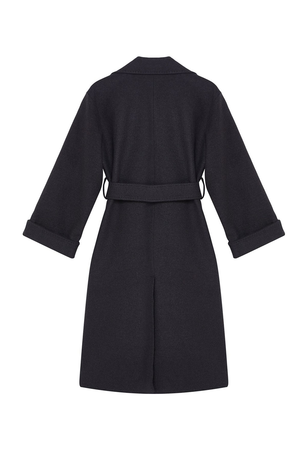 Antrasit Dikis Detayl? Yumusak Dokulu Oversize Maxi Kaban TWOAW25KB00018 - Trendyolmilla фото 8