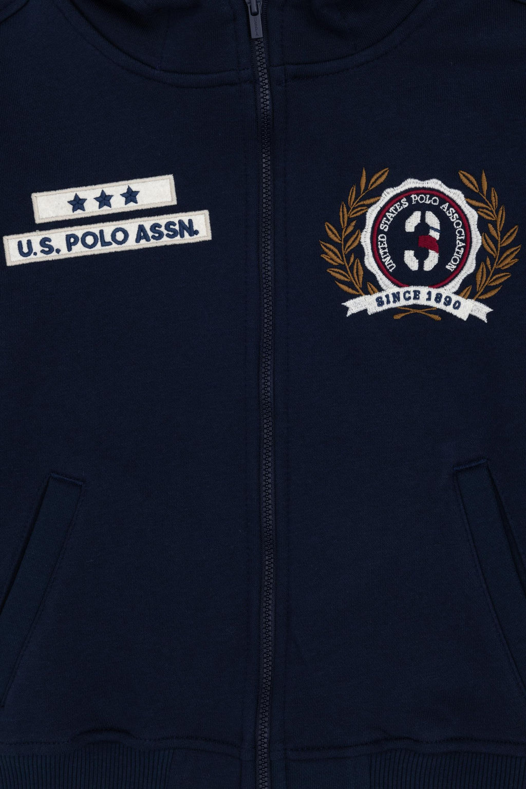 Темно-синий свитшот для мальчика Неожиданная скидка в корзине - U.s. polo assn фото 3