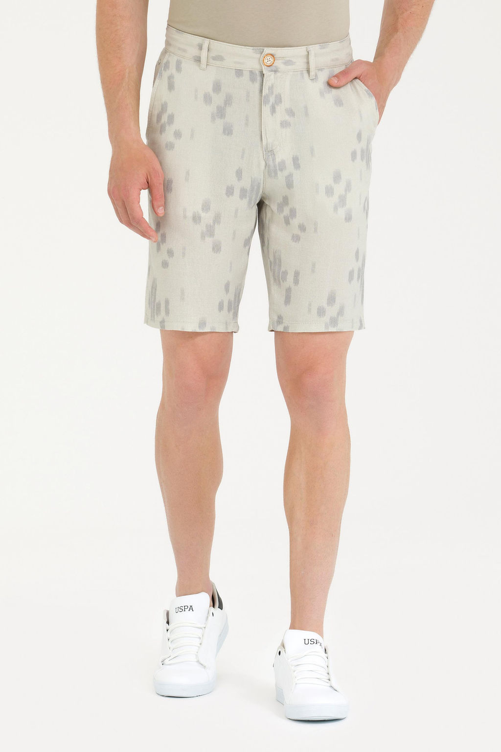 U. S. Polo Assn Мужские шорты из каменной ткани - U.s. polo assn фото 2