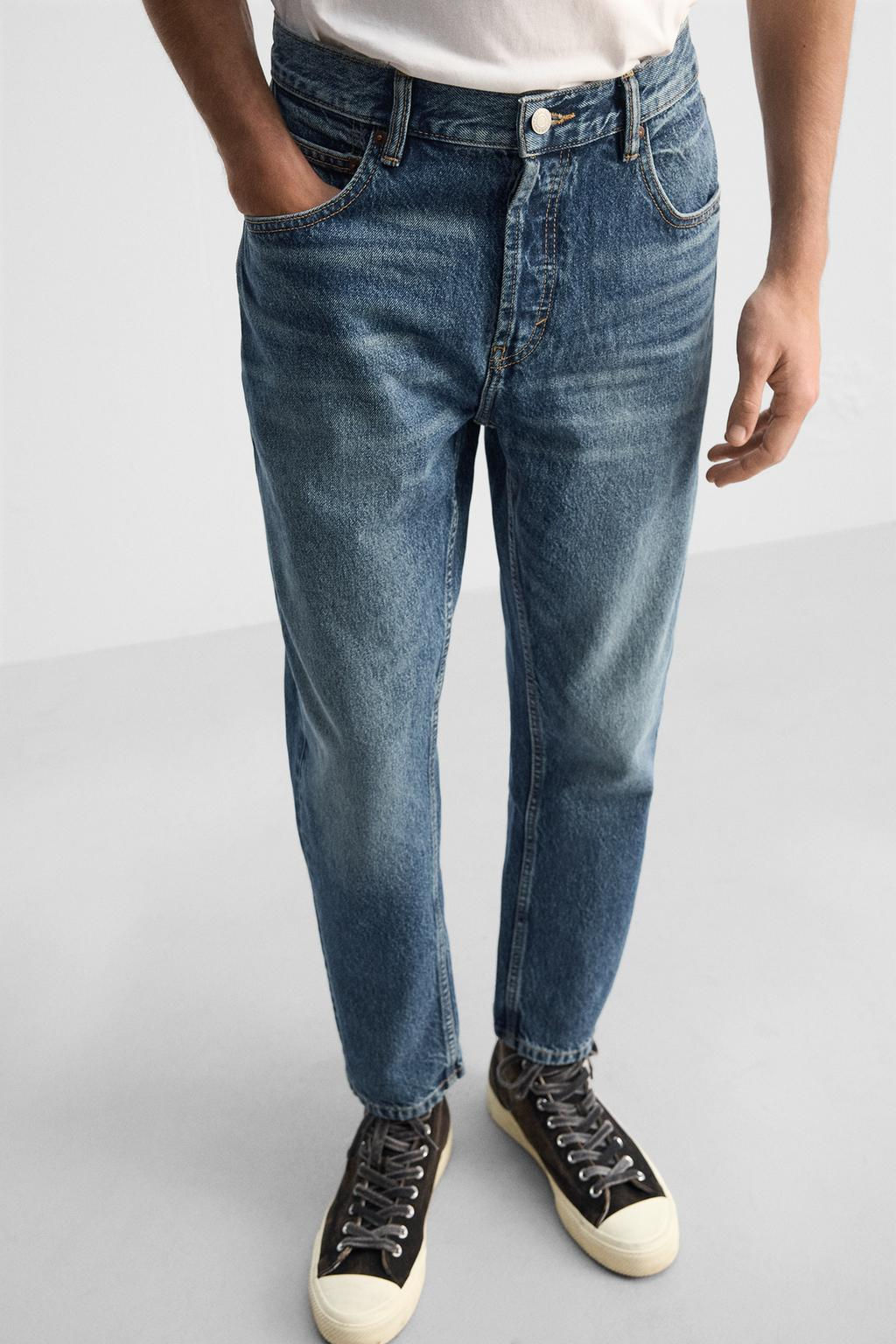 SLIM CROPPED-FIT JEANS - Zara фото 11