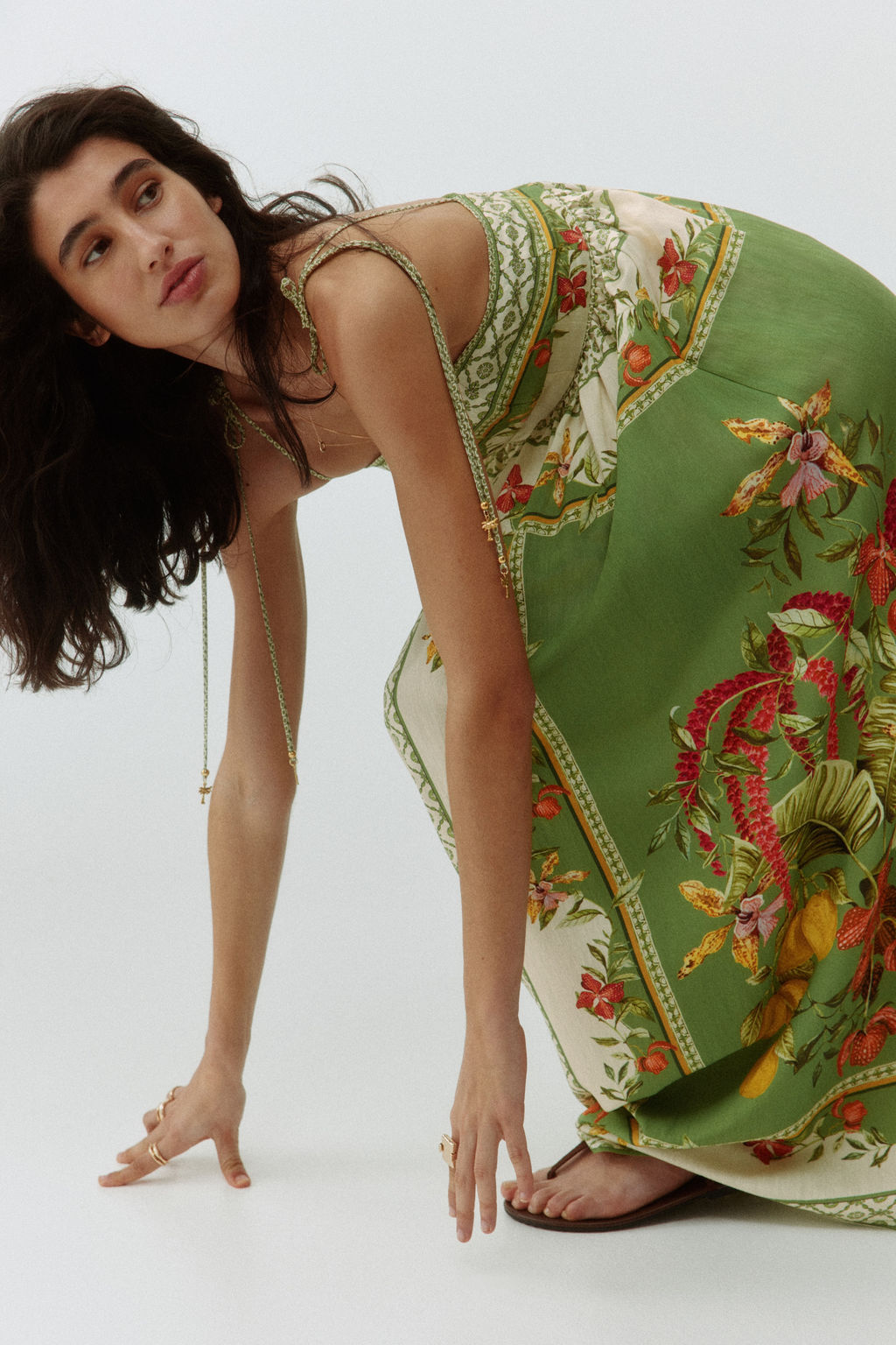 Vestido con tirantes de lazo - H&m фото 6