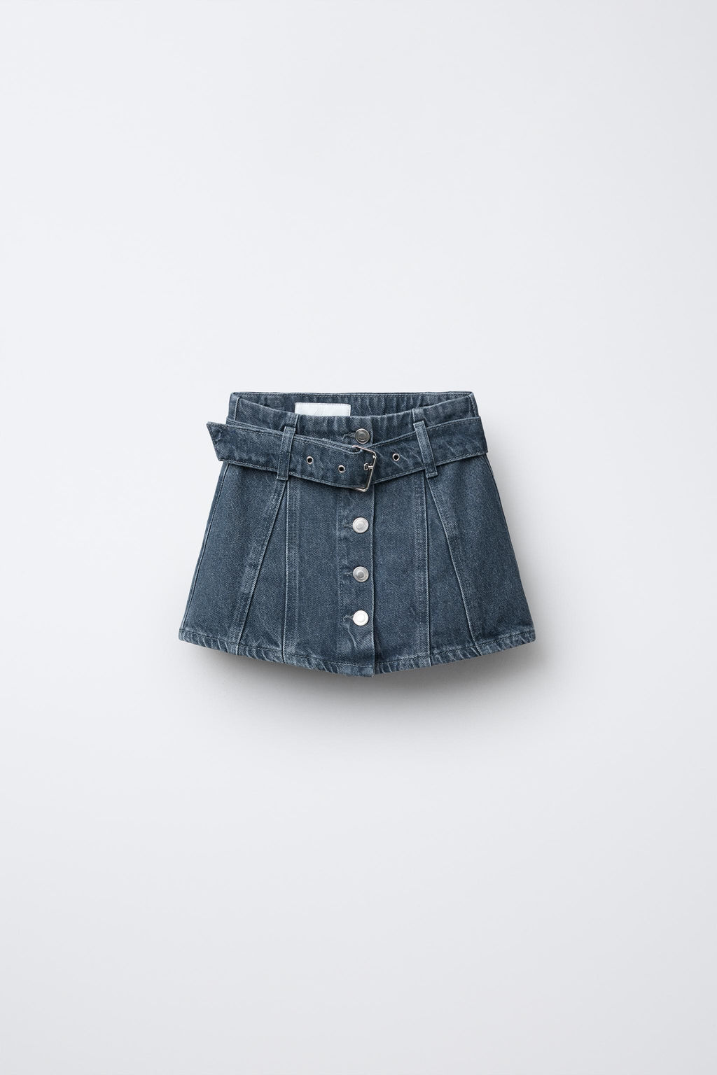 DENIM BELT SKIRT