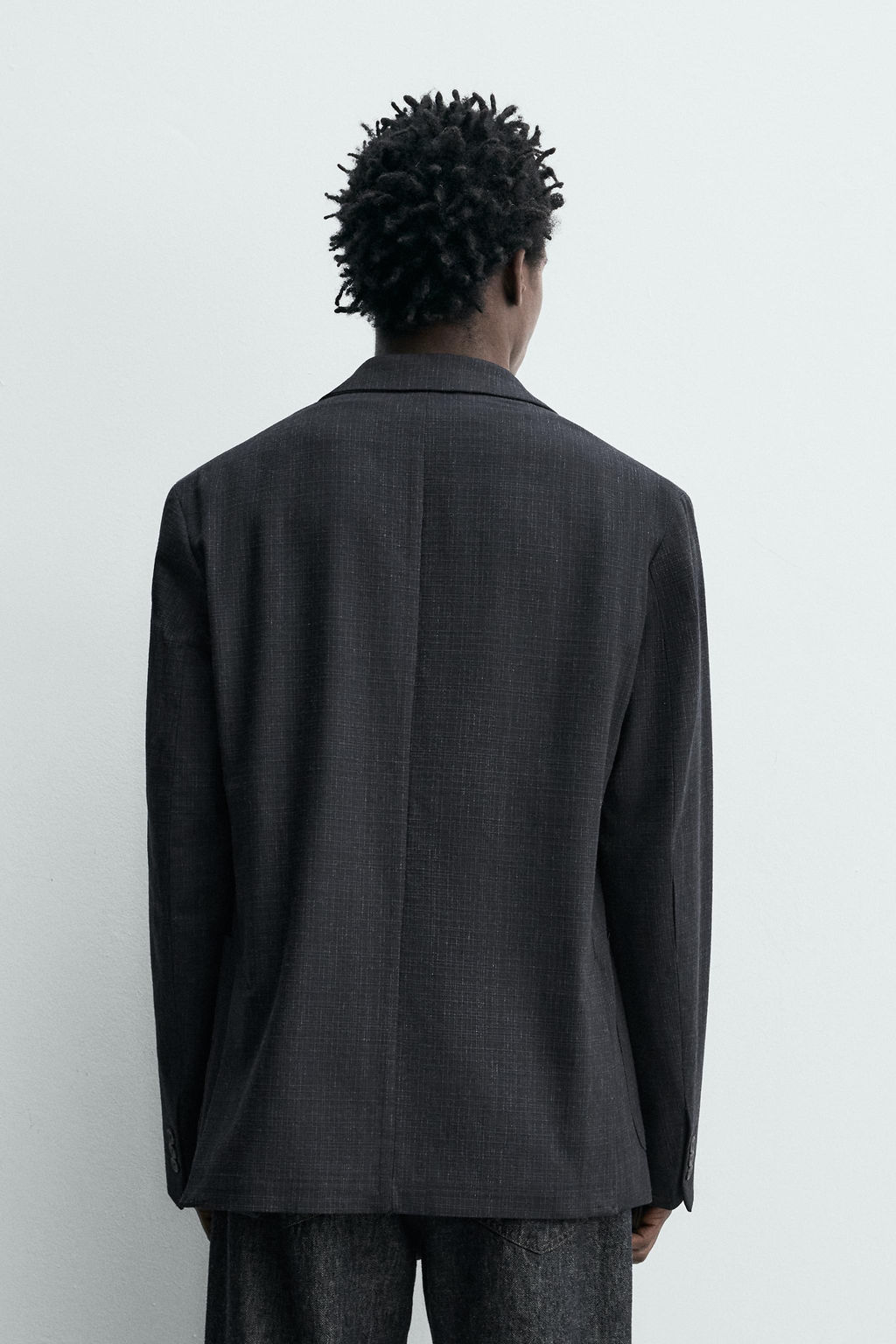 BLAZER RELAXED FIT ESTRUCTURA / Marino - Zara фото 3