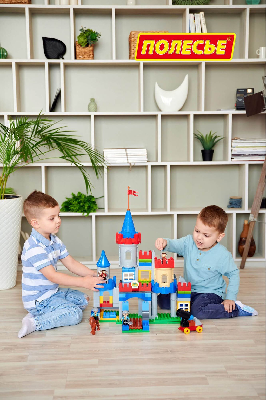 Конструктор Макси - Замок (169 элементов) (в коробке) - Полесье фото 11