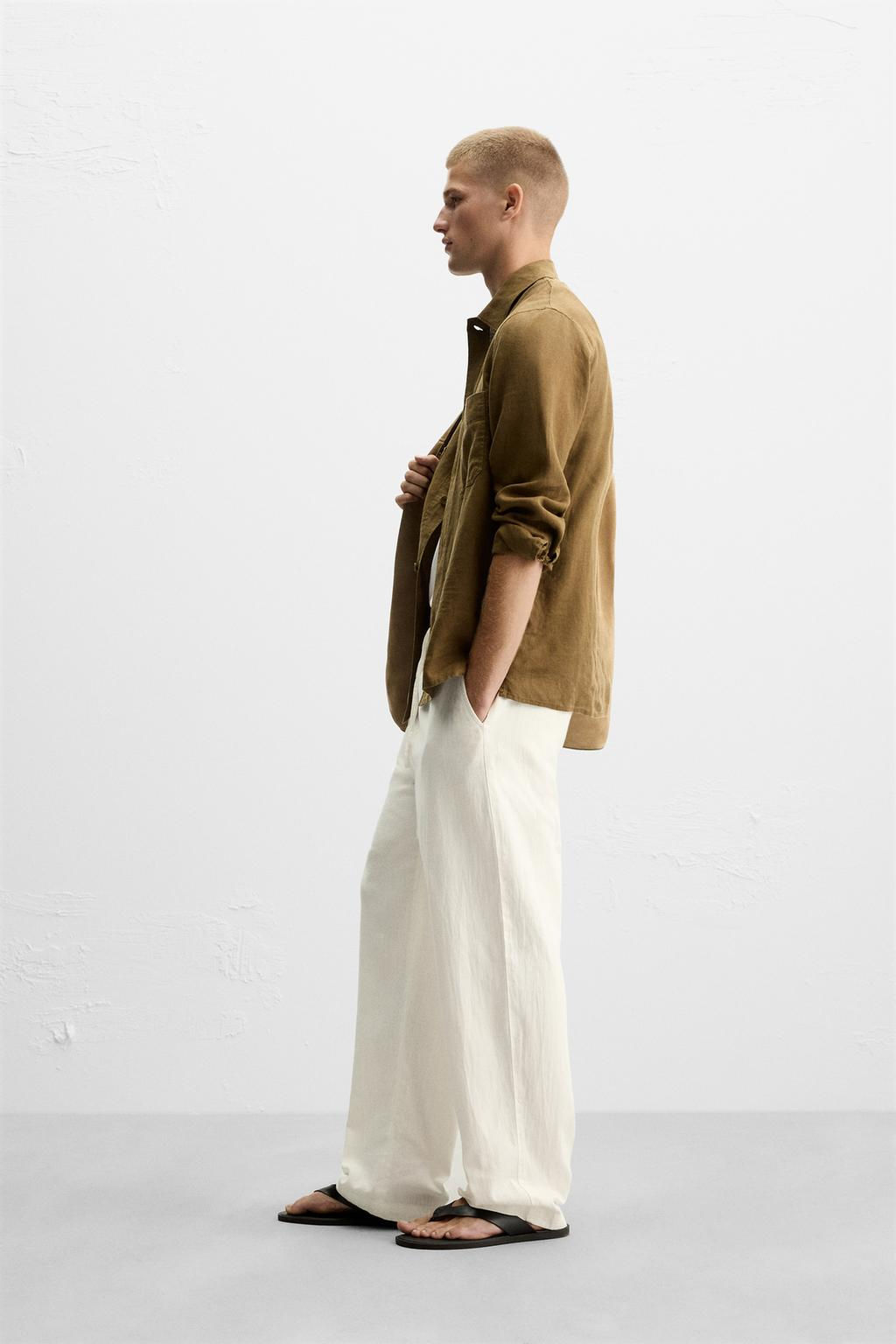 WIDE FIT PANTOLON - Zara фото 4