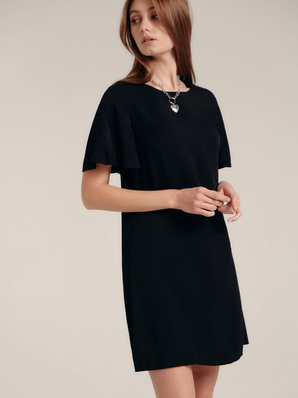 CONTE Платье свободного кроя LPL 1190 из вискозы black black