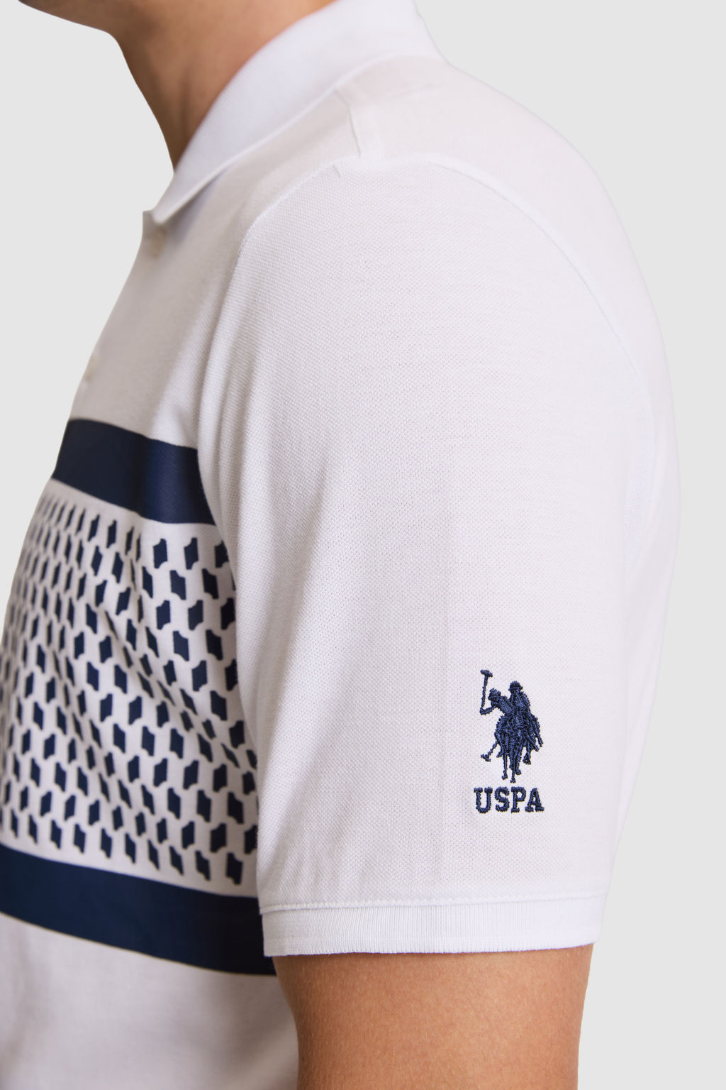 Erkek Beyaz Regular Fit Polo Yaka TiЕГrt - U.s. polo assn фото 6