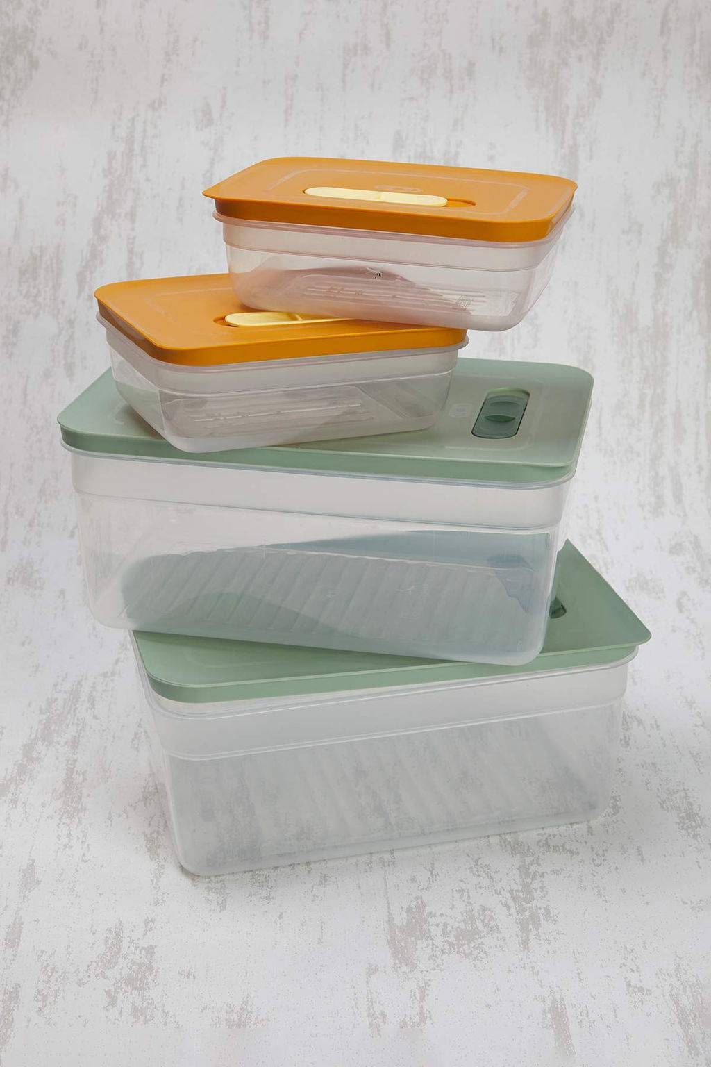 4lu Hava Ayarlanabilir Buzdolab? Duzenleyici/Saklama Kab? 2x( 3,5Lt ,1,65Lt) TPHSS25SKB00002 - Trendyolmilla фото 5