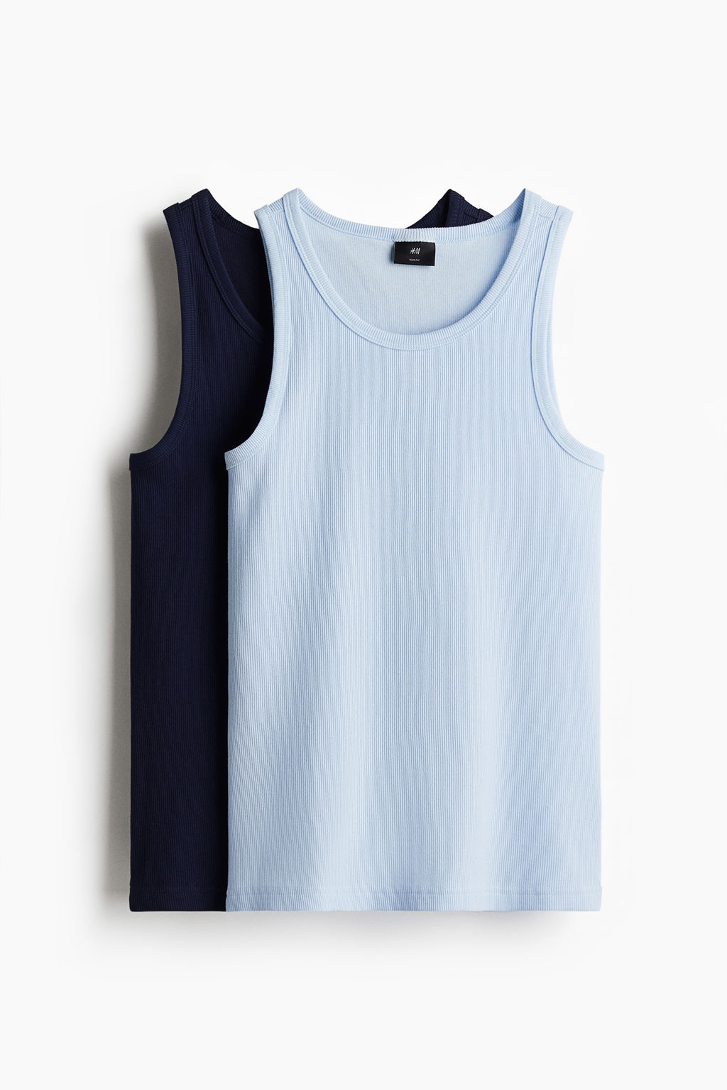 Pack de 2 camisetas sin mangas en canal? Slim Fit - H&m фото 4