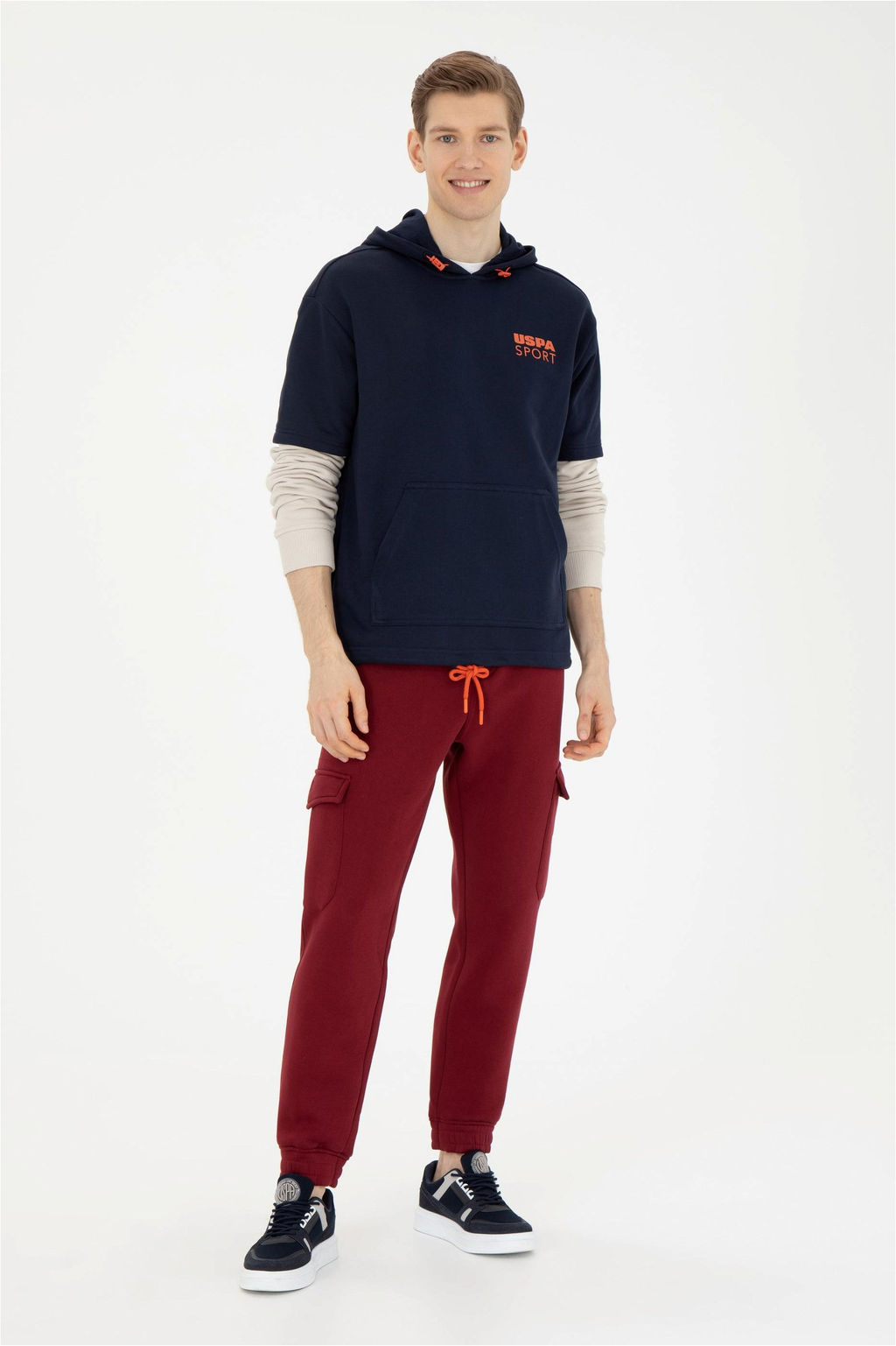 Мужской темно-синий свитшот - U.s. polo assn фото 4