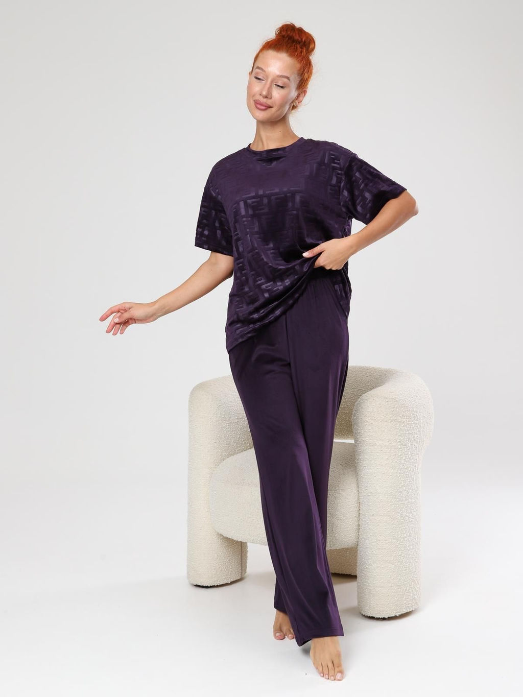 IV-CAPRIZ Элнора-Жаккард - костюм из велюра с лайкрой фото 11