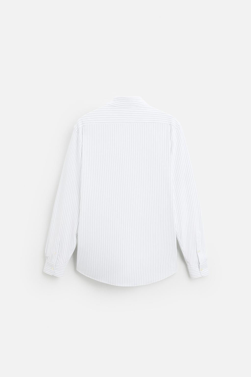 TEXTURED STRETCH SHIRT - Zara фото 7