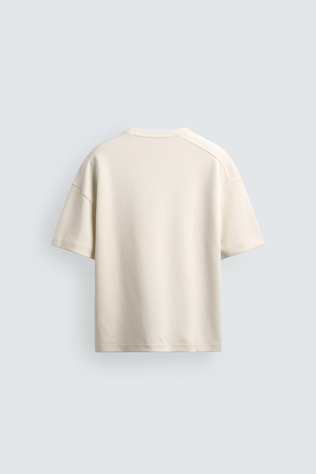 SUDADERA RELAXED FIT INTERLOCK / Blanco roto - Zara фото 8