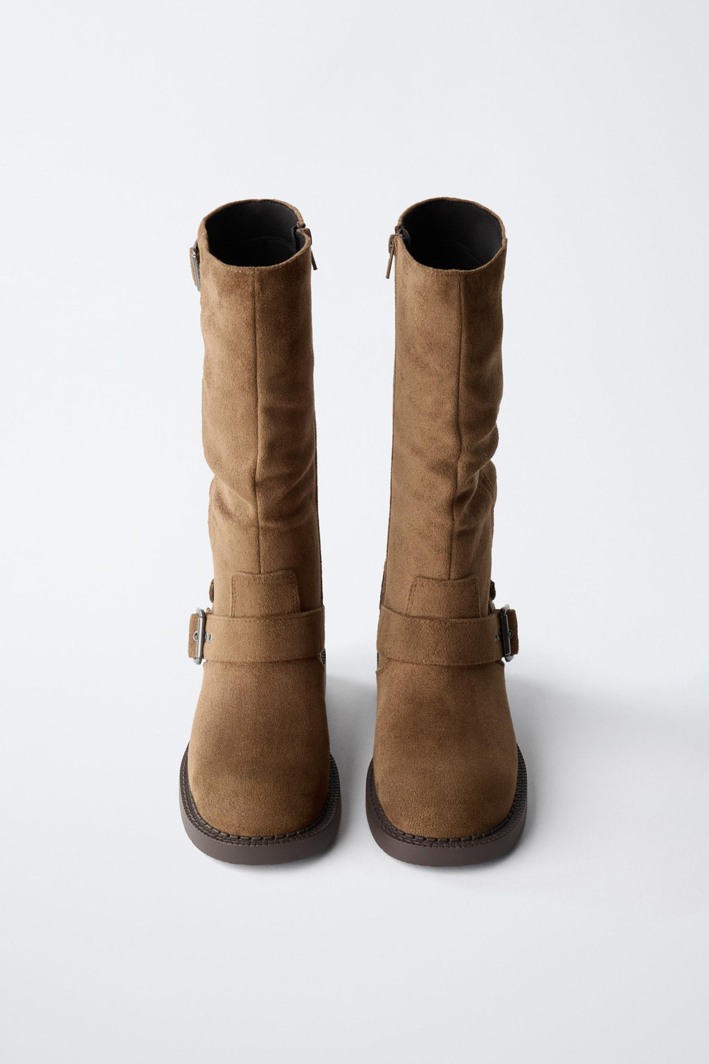 BUCKLED KNEE-HIGH BOOTS - Zara фото 4