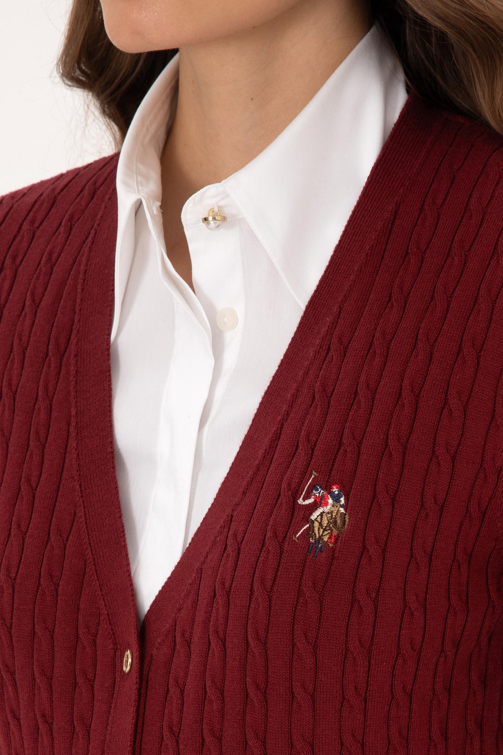 Kad_n Bordo Basic Triko H_rka - U.s. polo assn фото 7