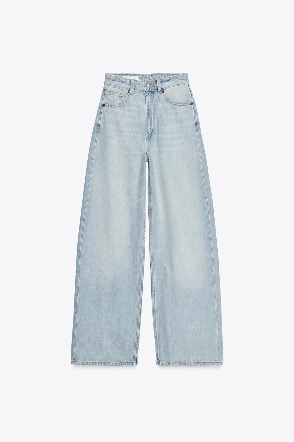 TRF EXTRA WIDE-LEG HIGH-WAIST JEANS - Zara фото 5