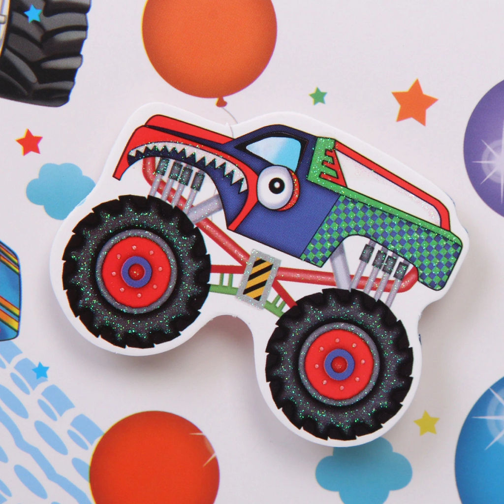 Цена за 12 шт. Пакет подарочный "Машинки" 18*23*8 см, микс