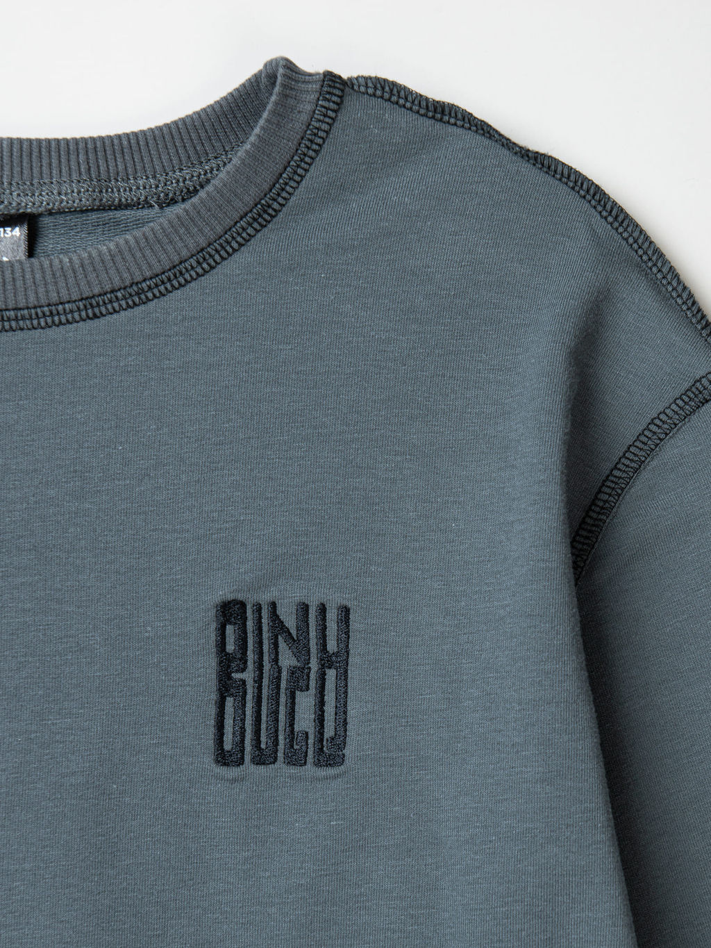 Свитшот облегченный Маренго с принтом 7+ - Bungly фото 5