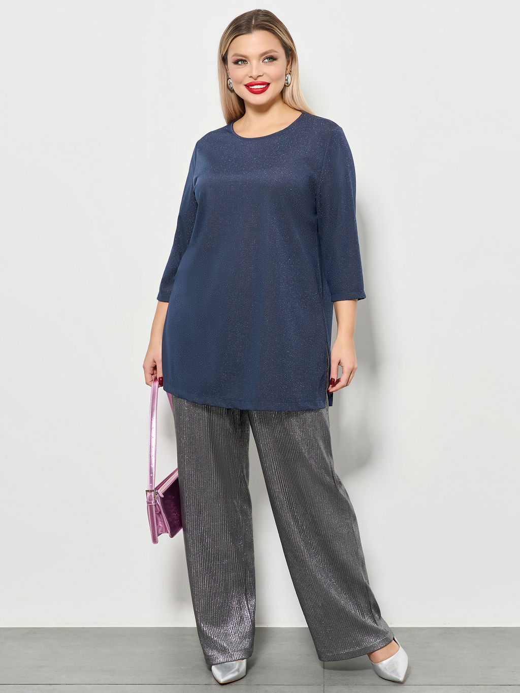 Джемпер 0042-11 сапфирово-синий