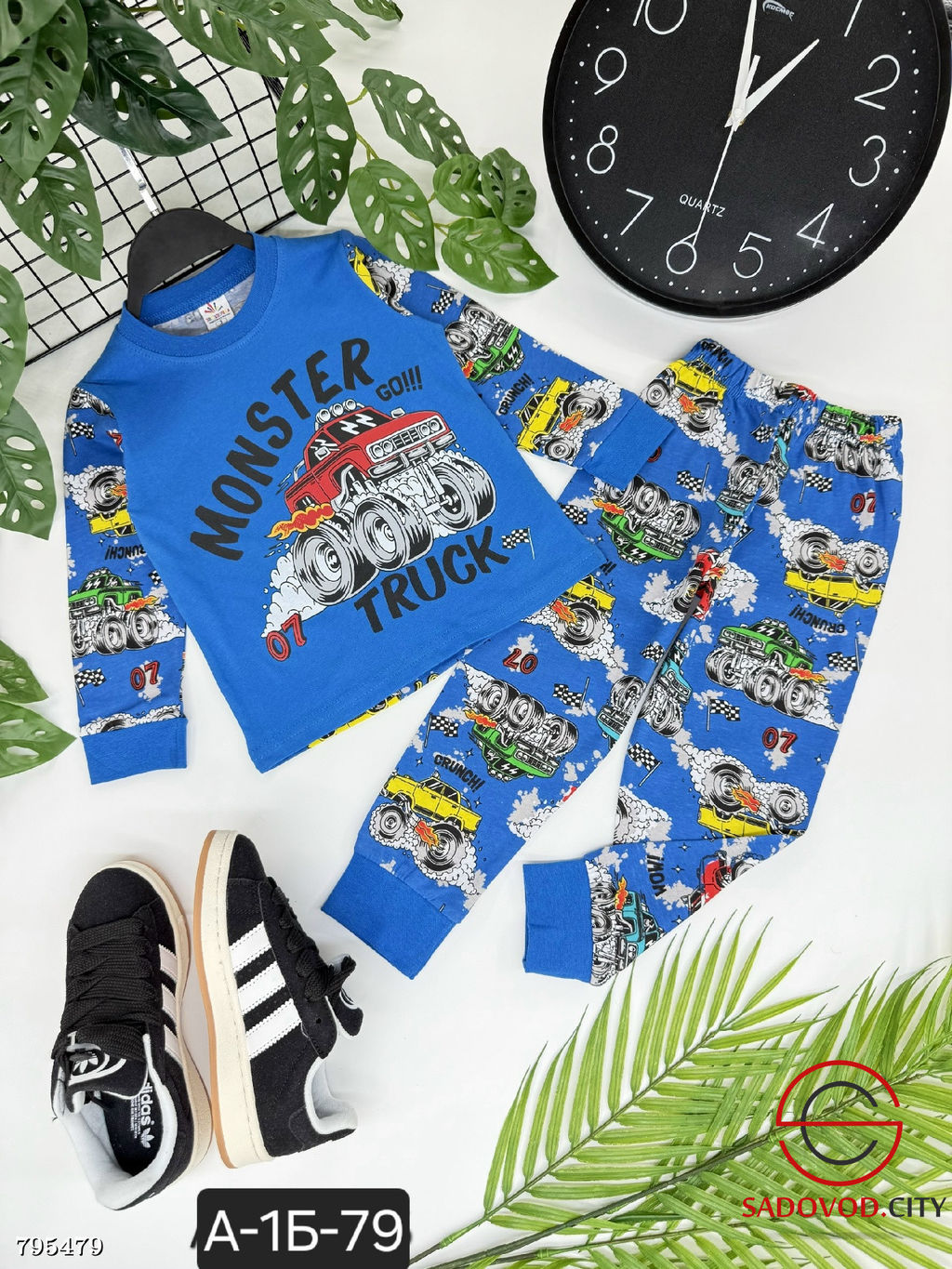 Пижама для девочки и мальчика с рисунком