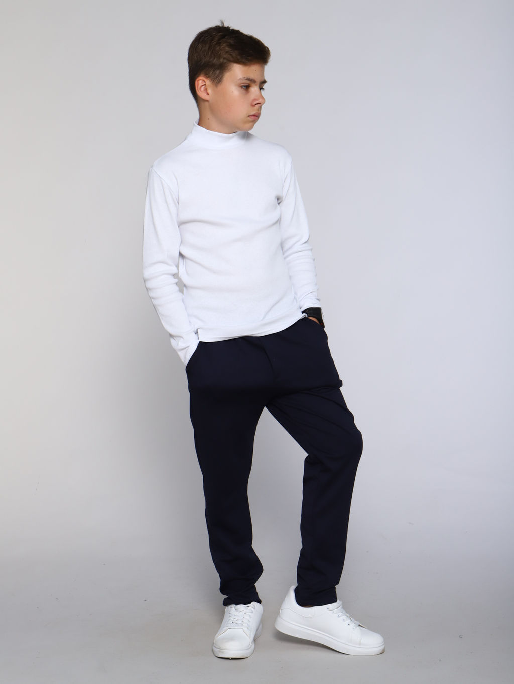 Ладошки / Водолазка Лапша белый  фото 5