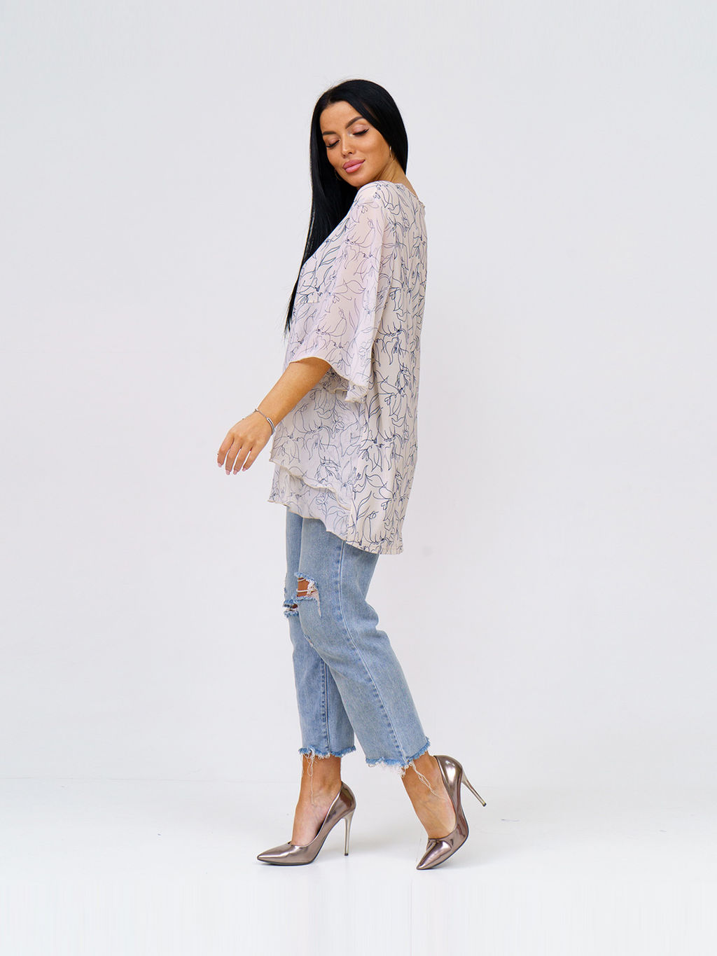 Блуза мод.1820/1 - Текс-плюс фото 3