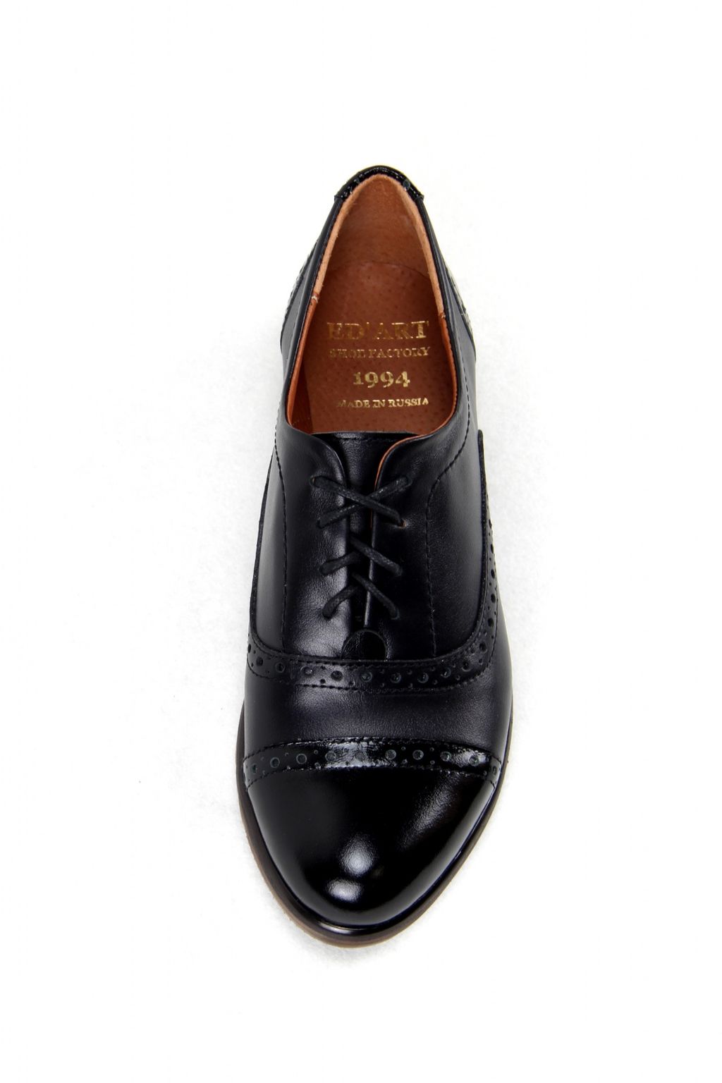 Туфли полуботинки EDART 101.berta.black+lacq фото 4