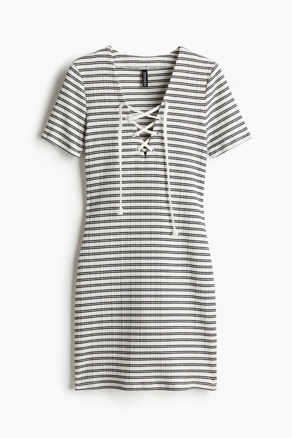 Vestido ajustado con detalle de cord?n - H&m фото 2