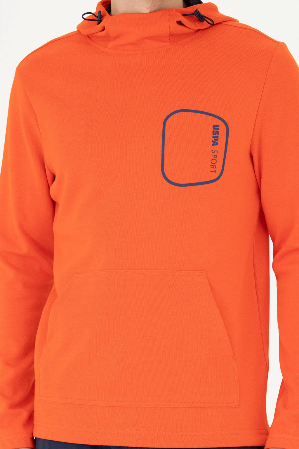 Мужской оранжевый свитшот - U.s. polo assn фото 6
