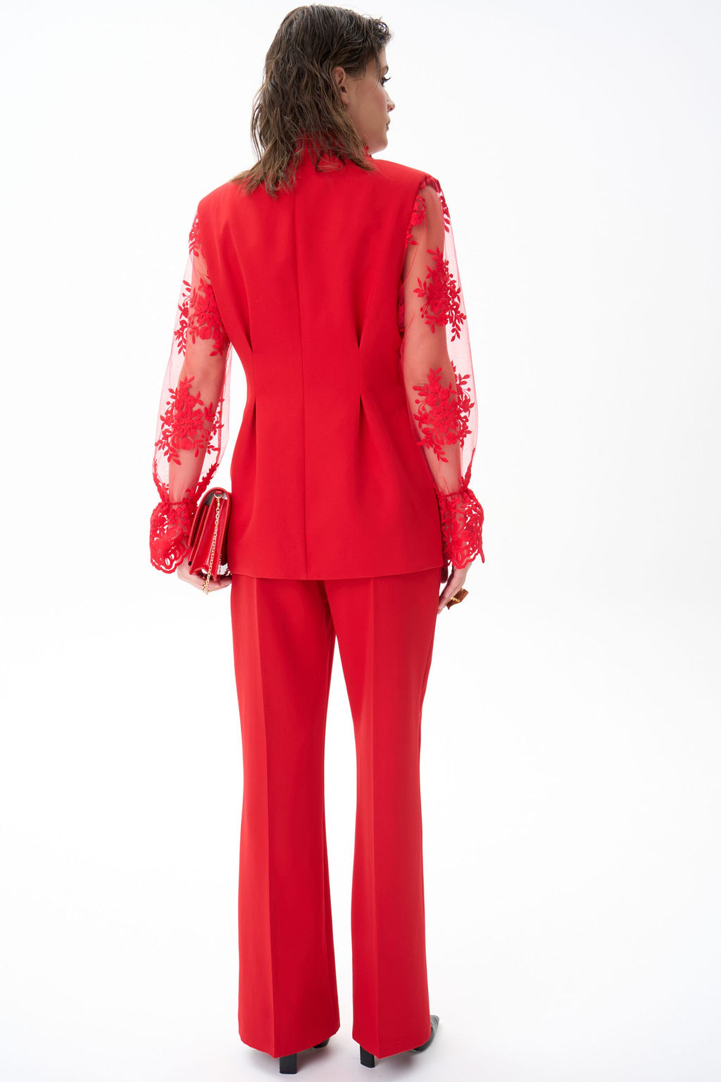 Брюки Хейзел (красный) - Эльза фото 6