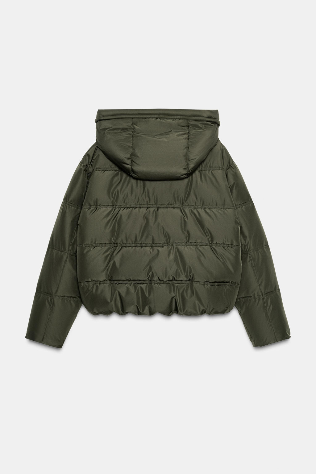SHORT HOODIE WATER AND WIND PROTECTION ANORAK - Zara фото 9