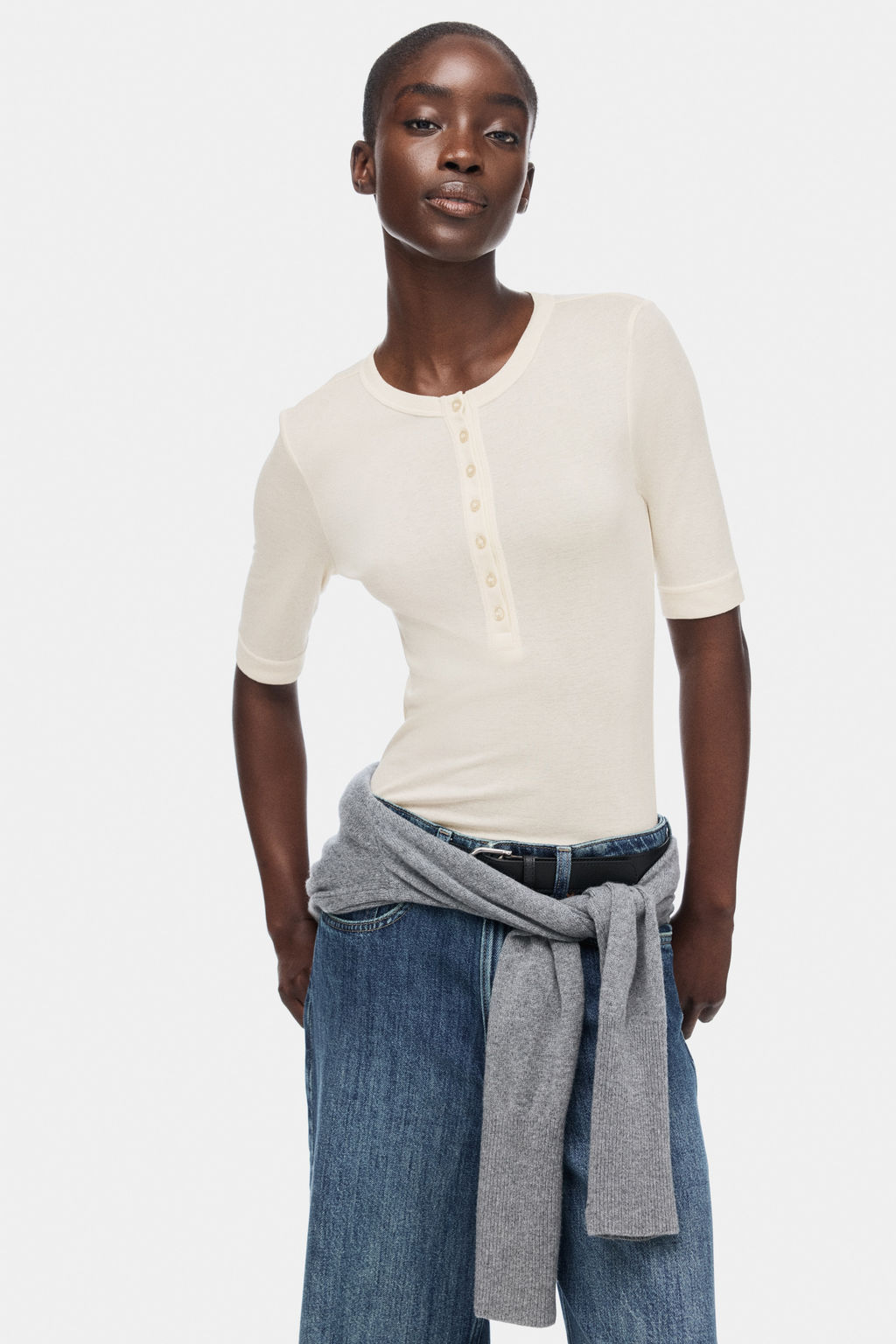 Top en algod?n pima - H&m фото 8