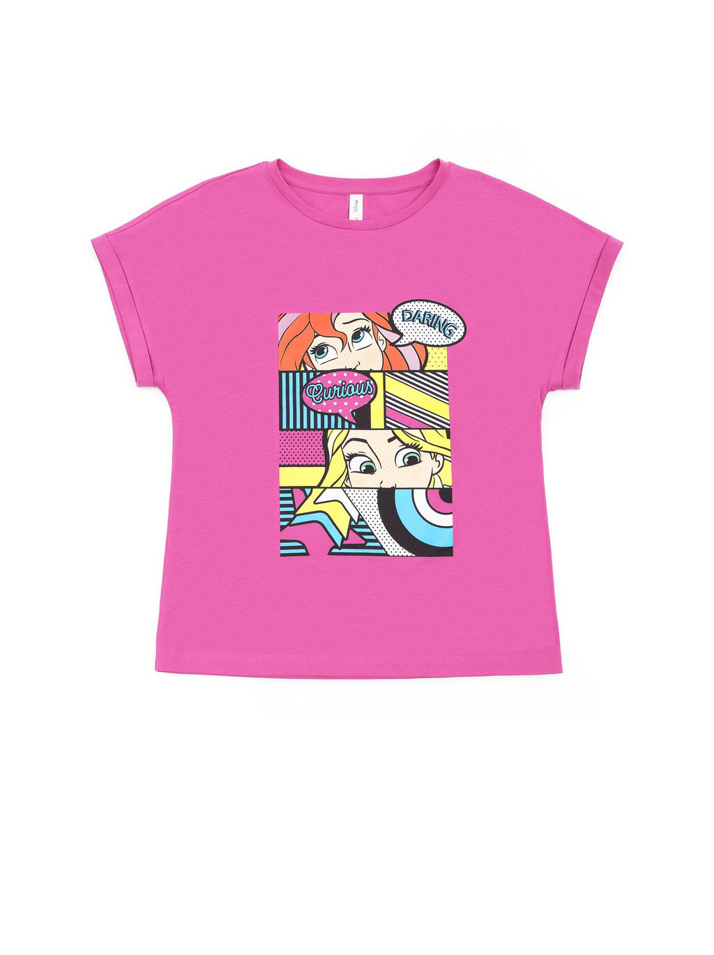 CONTE Ярко-розовая футболка с рисунками по лицензии Disney LD 2011 shocking pink