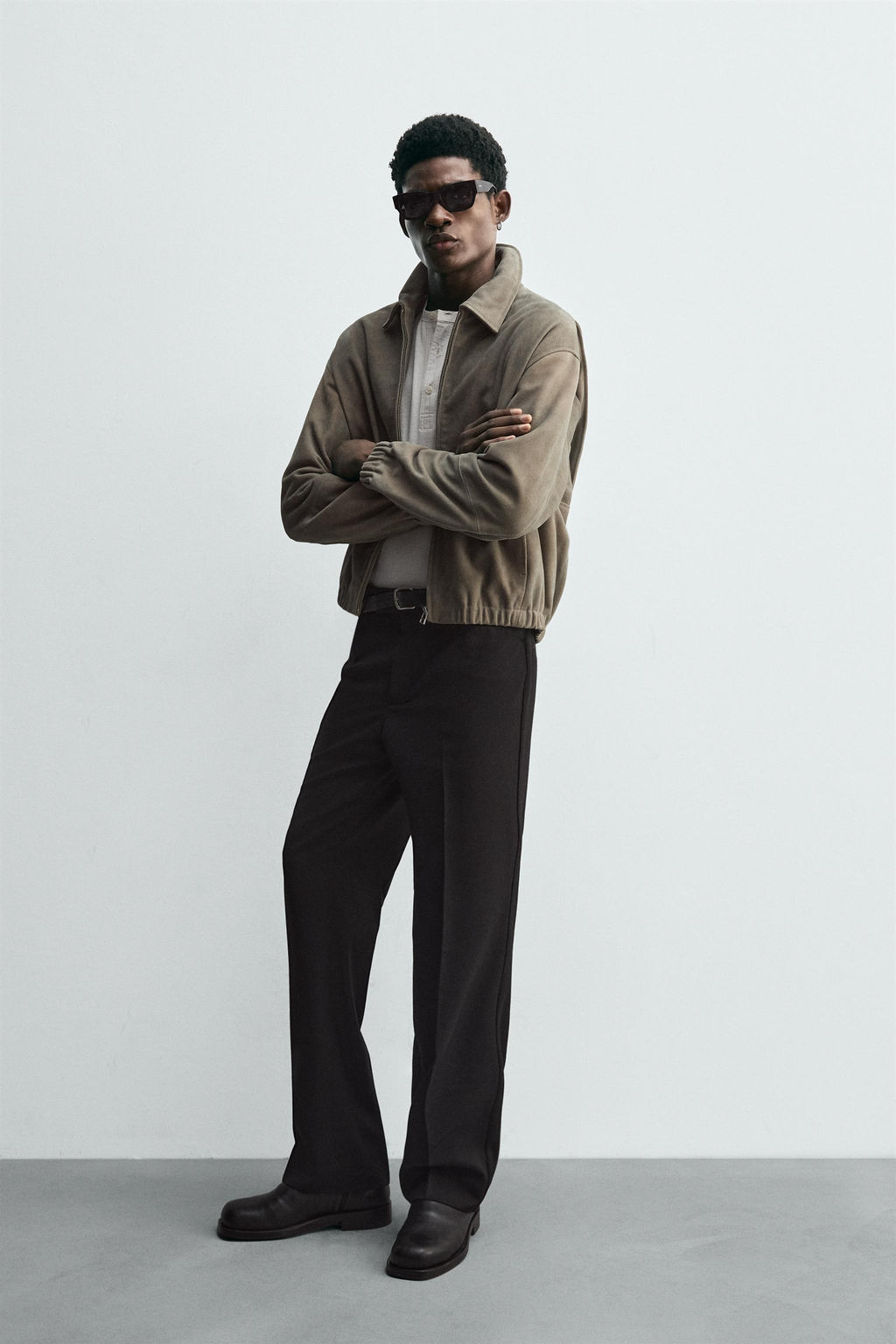 SUEDE LEATHER JACKET - Zara фото 4