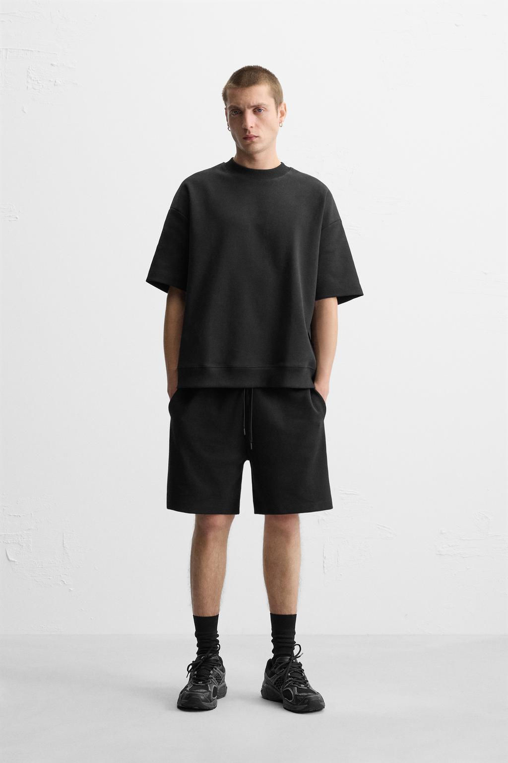 INTERLOCK TEXTURED BERMUDA SHORTS - Zara фото 2