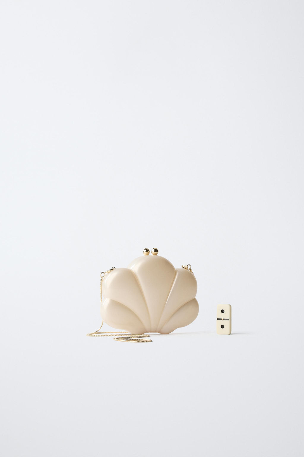 BOLSO FLOR / Blanco Crudo - Zara фото 6